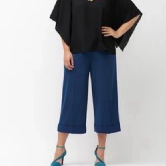 Lane Bryant Wide Leg Capri Pants - Picture 2 of 2